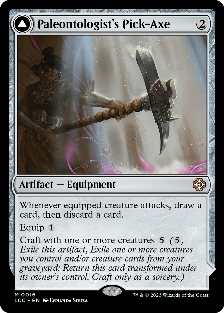 Paleontologist's Pick-Axe (LCC-016) - The Lost Caverns of Ixalan Commander