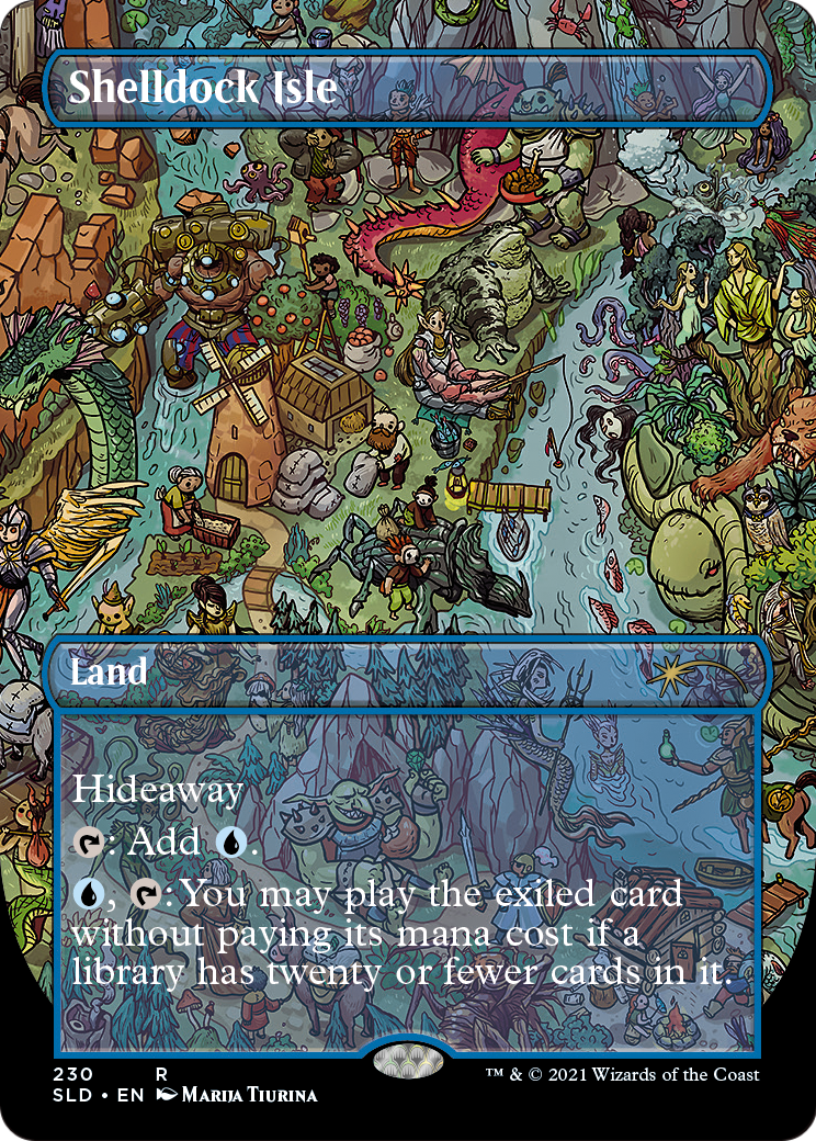 Shelldock Isle (SLD-230) - Secret Lair Drop (Borderless) Foil