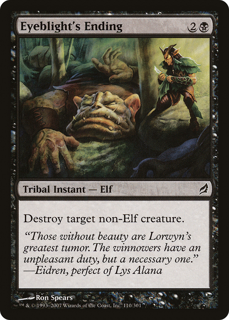 Eyeblight's Ending (LRW-110) - Lorwyn Foil