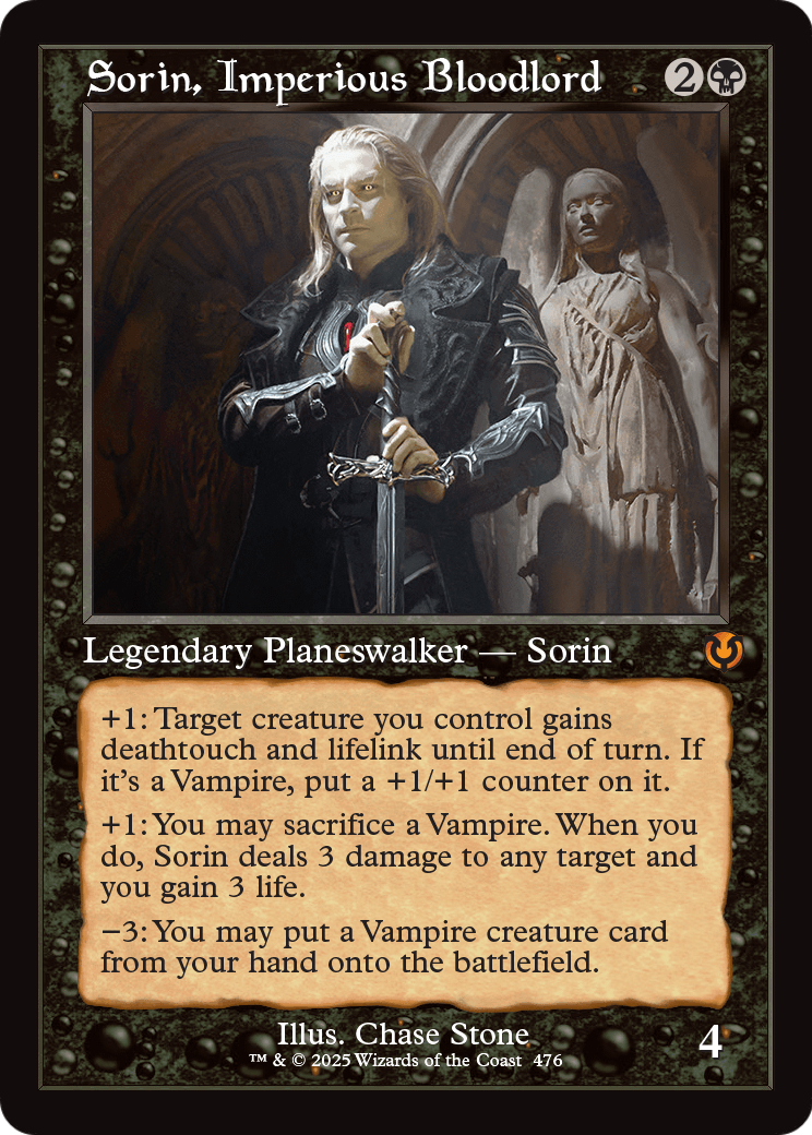 Sorin, Imperious Bloodlord (Retro Frame) (INR-476) - Innistrad Remastered Foil