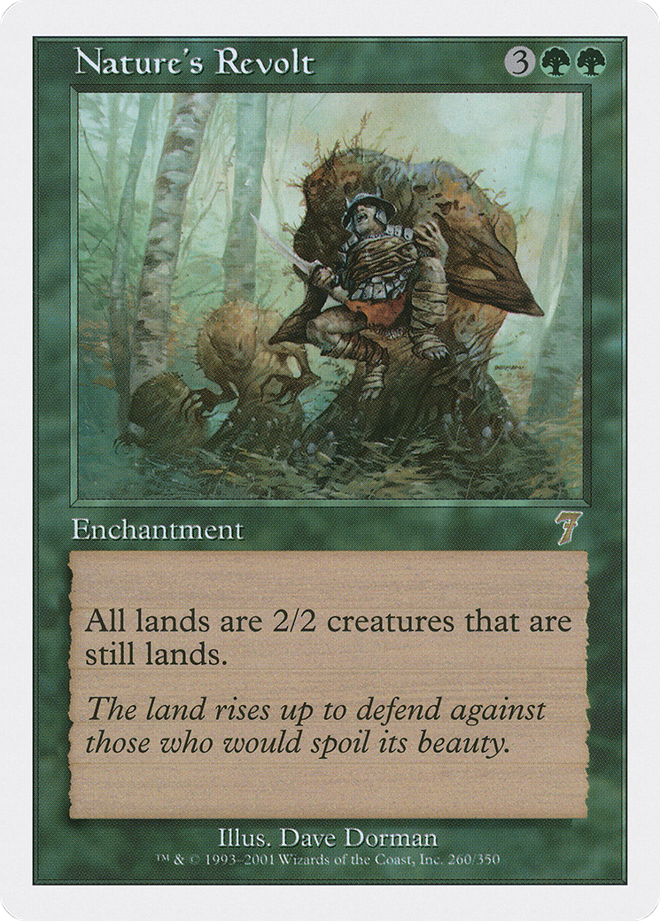 Nature's Revolt (7ED-260) - 7th Edition Foil