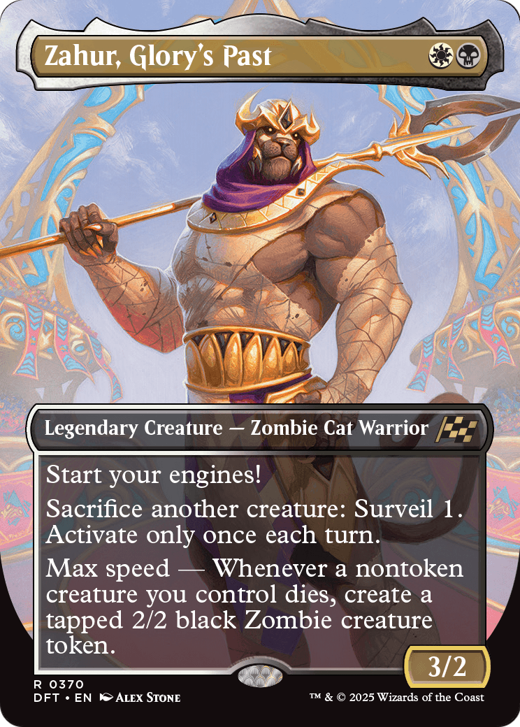 Zahur, Glory's Past (Borderless) (DFT-370) - Aetherdrift