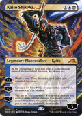 Kaito Shizuki (Borderless) (NEO-305) - Kamigawa: Neon Dynasty