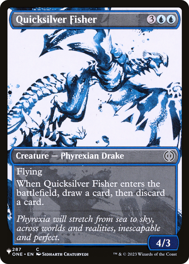 Quicksilver Fisher (LIST-ONE-287) - The List Reprints: (Showcase)