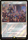 Collective Effort (Surge Foil) (40K-183) - Warhammer 40,000 Commander Foil