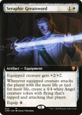Seraphic Greatsword (Extended Art) (CMR-624) - Commander Legends: (Extended Art) Foil