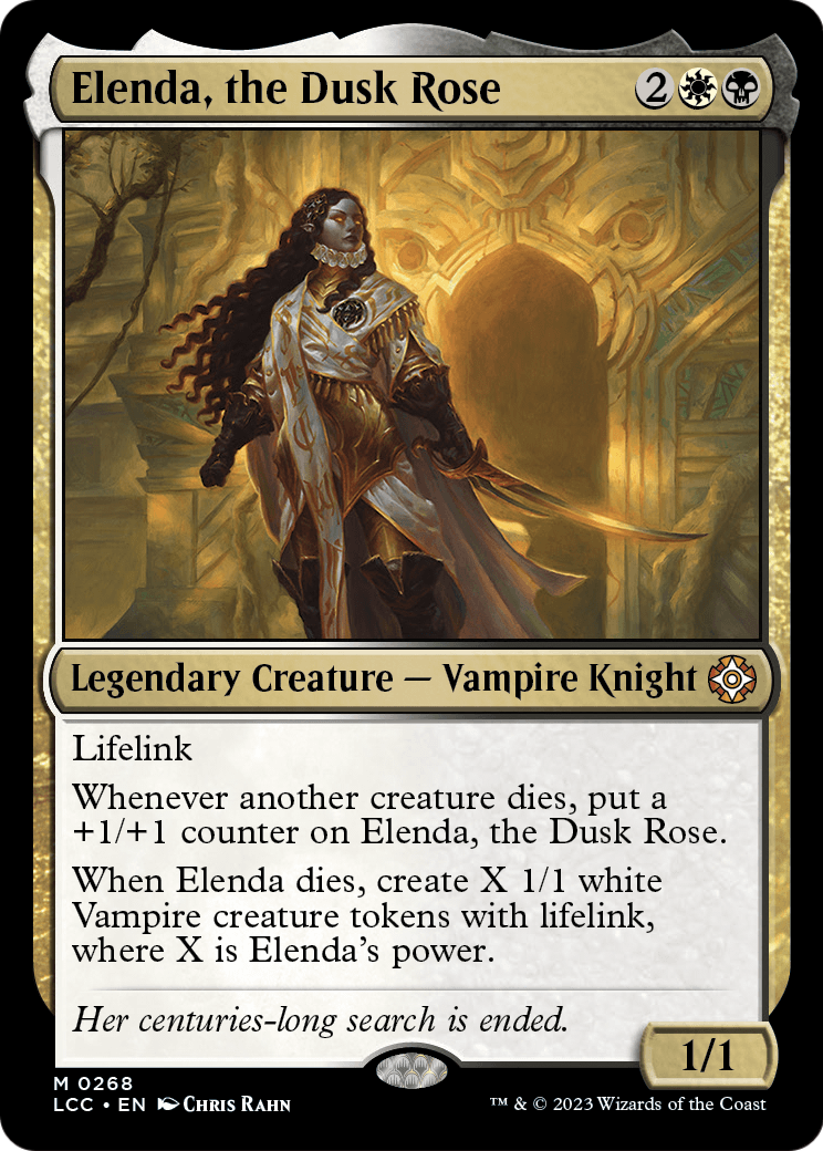 Elenda, the Dusk Rose (LCC-268) - The Lost Caverns of Ixalan Commander