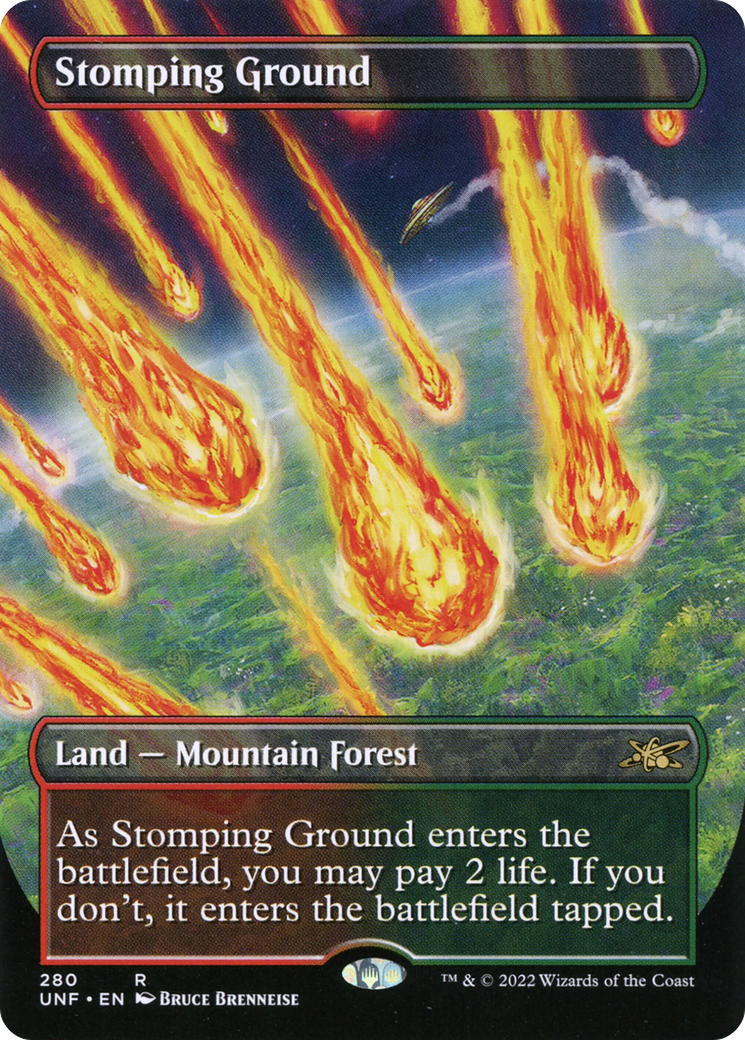 Stomping Ground (Borderless) (UNF-280) - Unfinity Foil