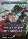 Nature's Will (Anime Borderless) (Confetti Foil) (WOT-102) - Wilds of Eldraine: Enchanting Tales Foil