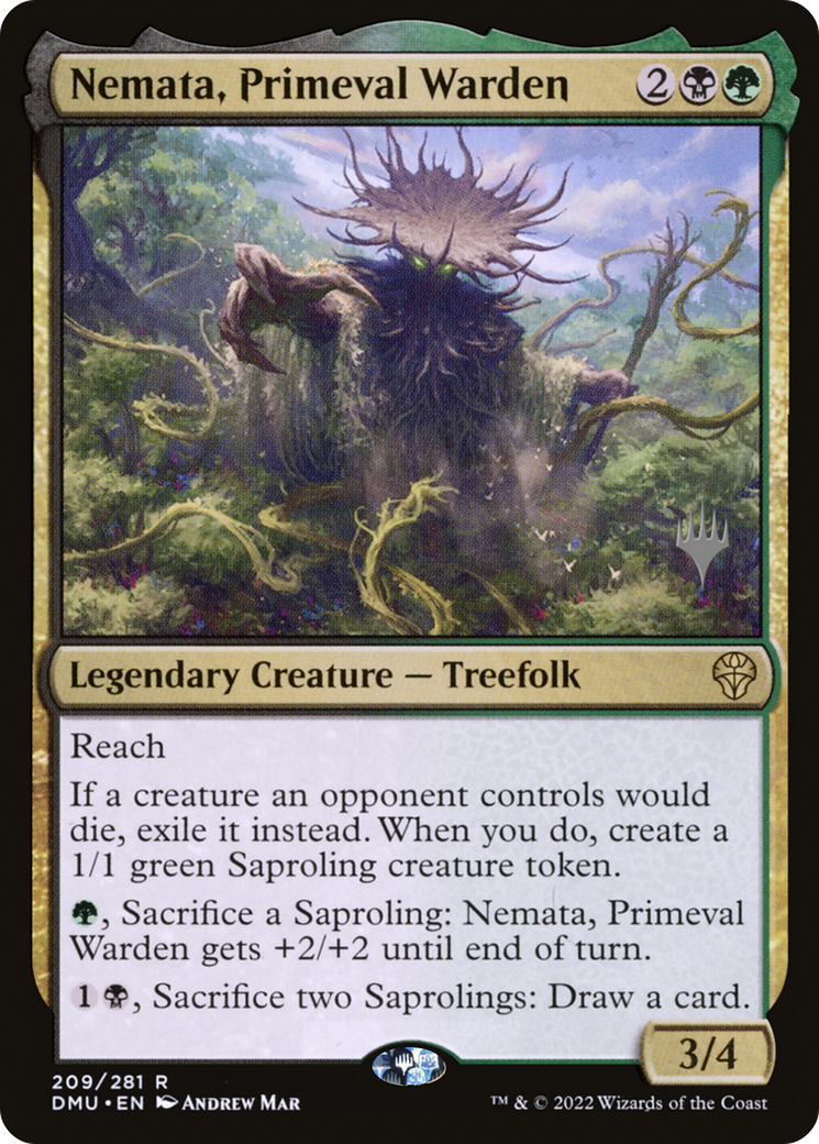 Nemata, Primeval Warden (PPDMU-209) - Dominaria United Promos Foil
