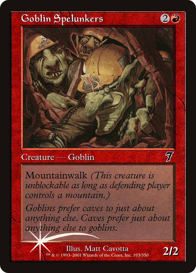 Goblin Spelunkers (7ED-193★) - 7th Edition Foil