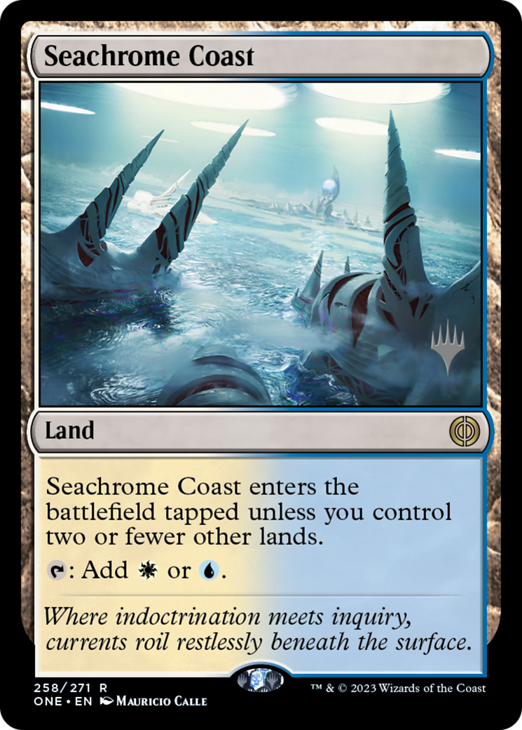 Seachrome Coast (PPONE-258) - Phyrexia: All Will Be One Promos