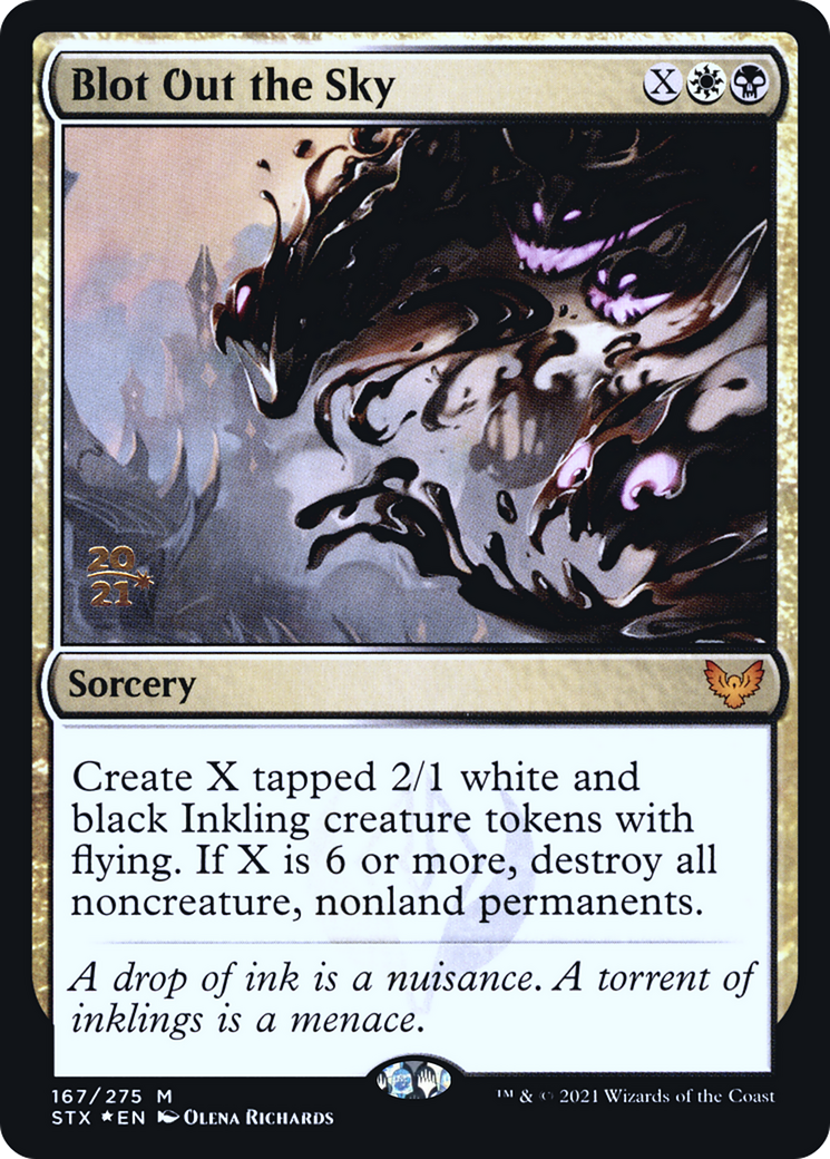 Blot Out the Sky (PRE-167S) - Strixhaven: School of Mages Promos Foil