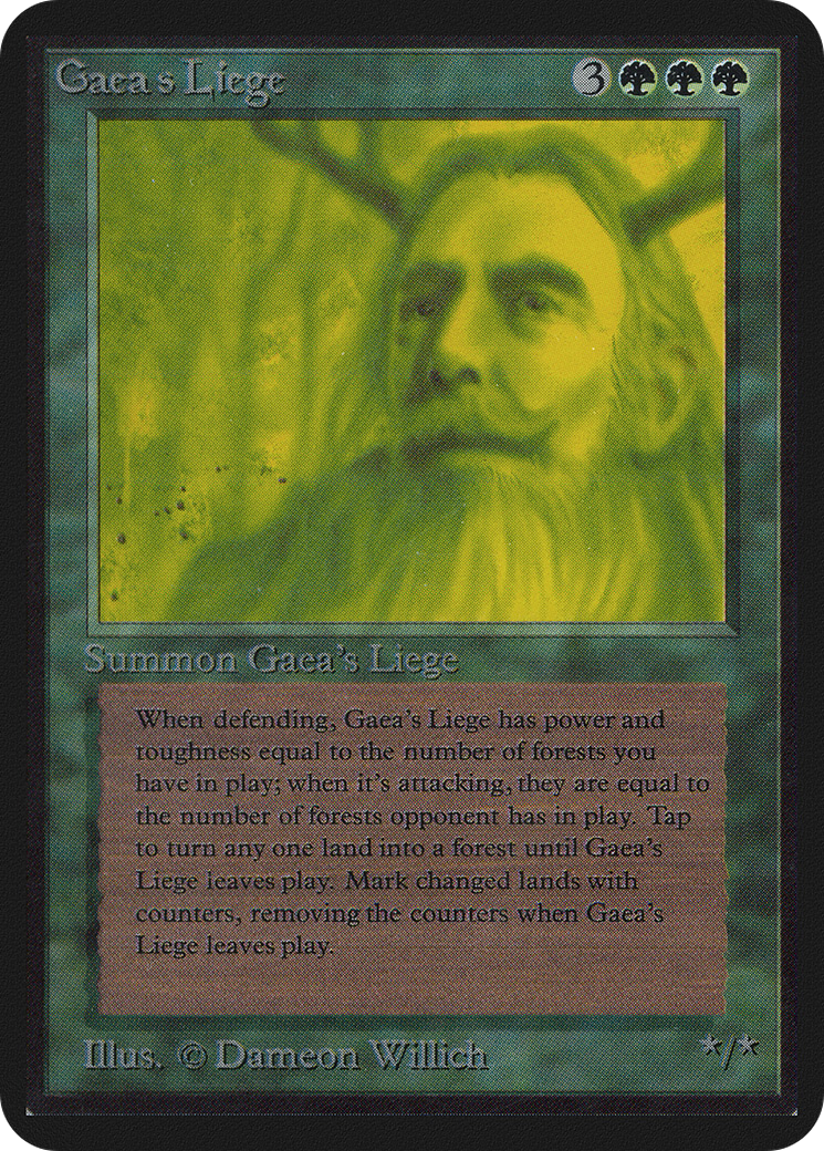 Gaea's Liege (LEA-) - Limited Edition Alpha