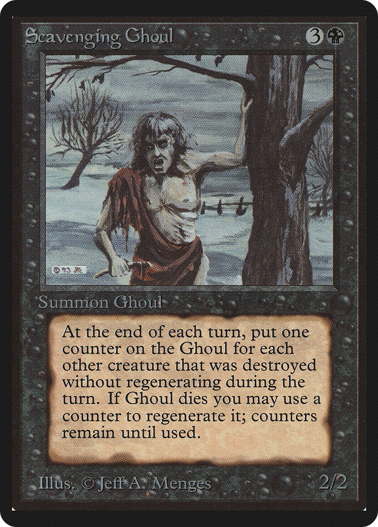 Scavenging Ghoul (LEB-) - Limited Edition Beta