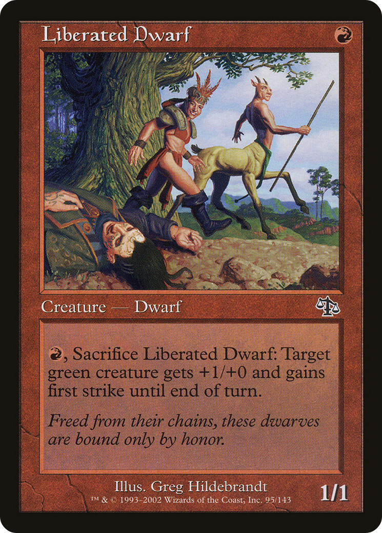 Liberated Dwarf (JUD-095) - Judgment Foil