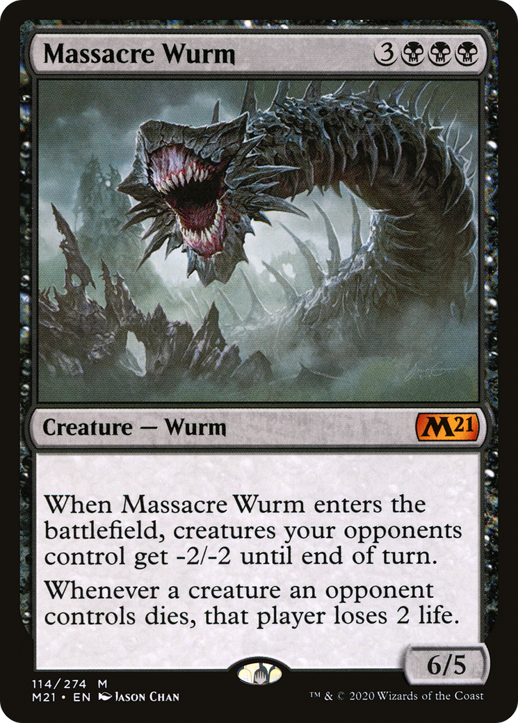 Massacre Wurm (M21-114) - Core Set 2021