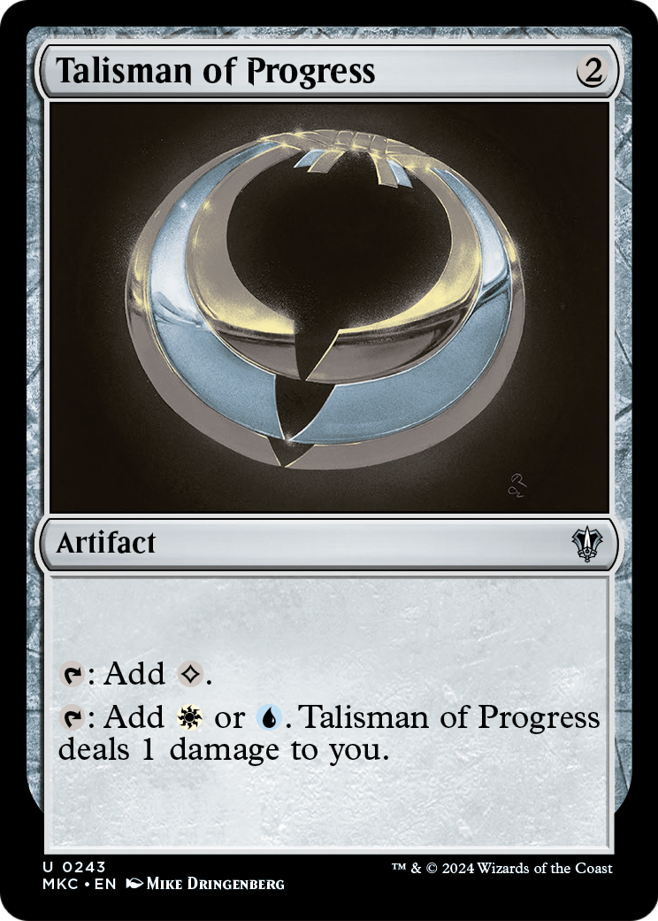 Talisman of Progress (MKC-243) - Murders at Karlov Manor Commander