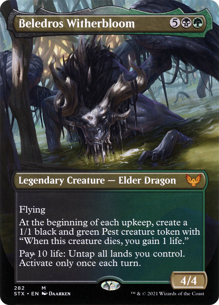 Beledros Witherbloom (Borderless) (STX-282) - Strixhaven: School of Mages