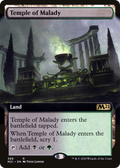 Temple of Malady (Extended Art) (M21-388) - Core Set 2021: (Extended Art) Foil