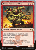 Three-Headed Goblin (UST-099) - Unstable Foil