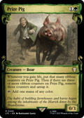 Prize Pig (Showcase Scrolls) (LTC-445) - Tales of Middle-earth Commander: (Showcase) Foil