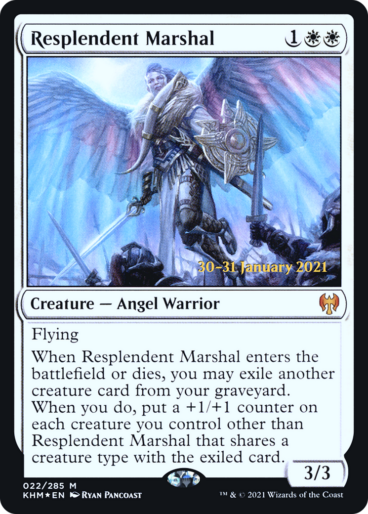 Resplendent Marshal (PRE-22S) - Kaldheim Promos Foil