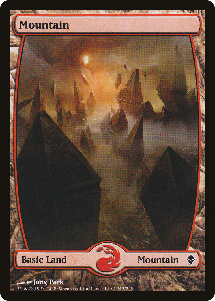 Mountain (243) - Full Art (ZEN-243) - Zendikar