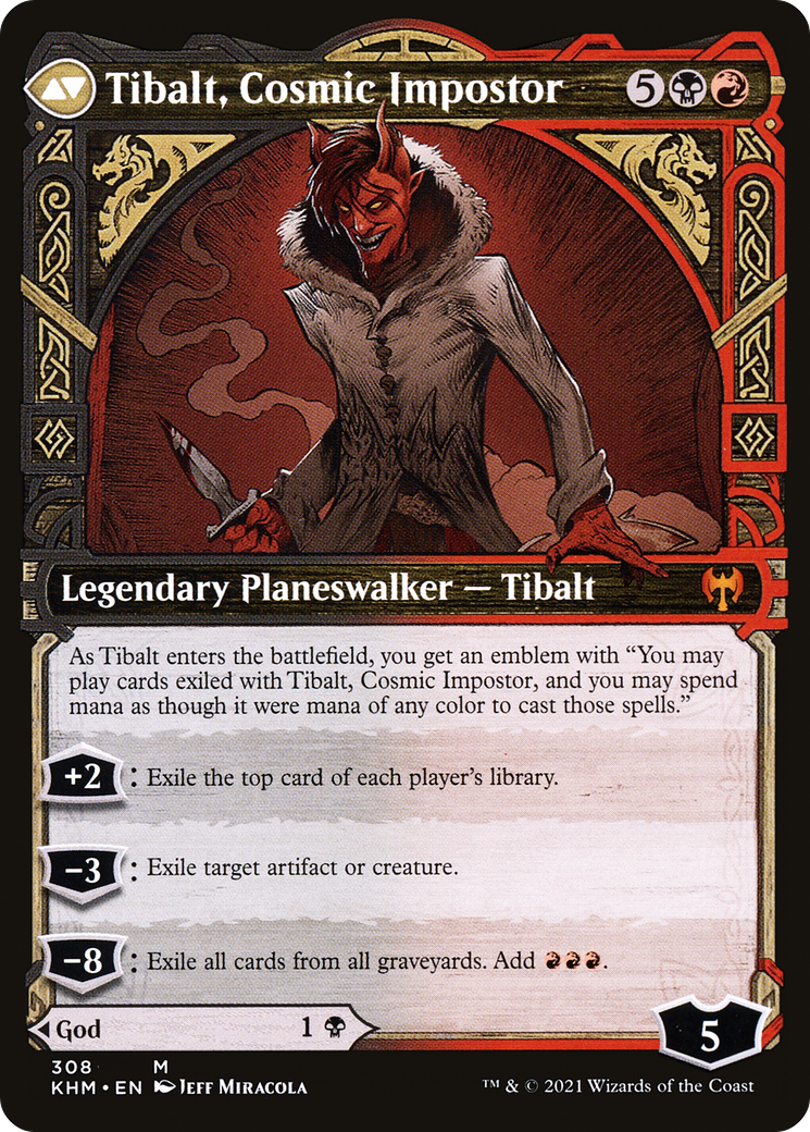 Valki, God of Lies (Showcase) (KHM-308) - Kaldheim: (Showcase)