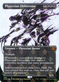 Phyrexian Obliterator (Showcase) (Step-and-Compleat Foil) (ONE-440) - Phyrexia: All Will Be One: (Showcase) (Borderless) Foil