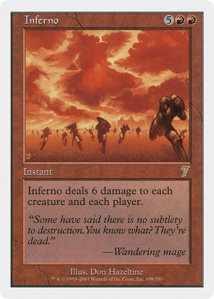 Inferno (7ED-198) - 7th Edition