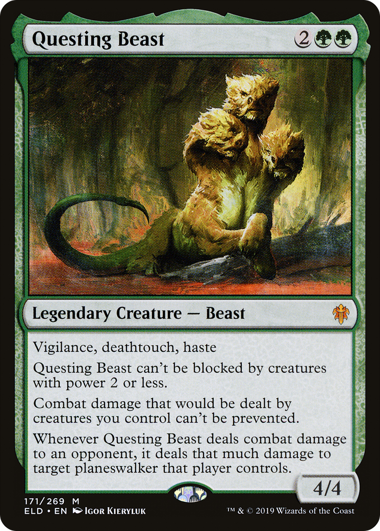 Questing Beast (ELD-171) - Throne of Eldraine Foil