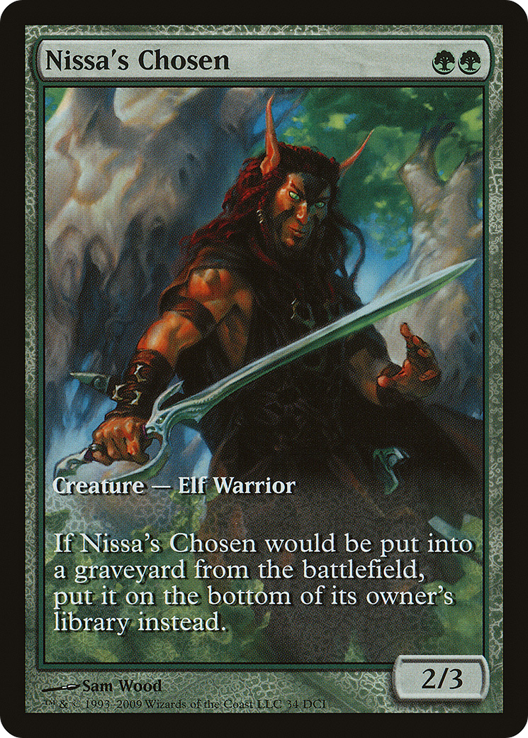 Nissa's Chosen (GAME-034) - DCI Promos