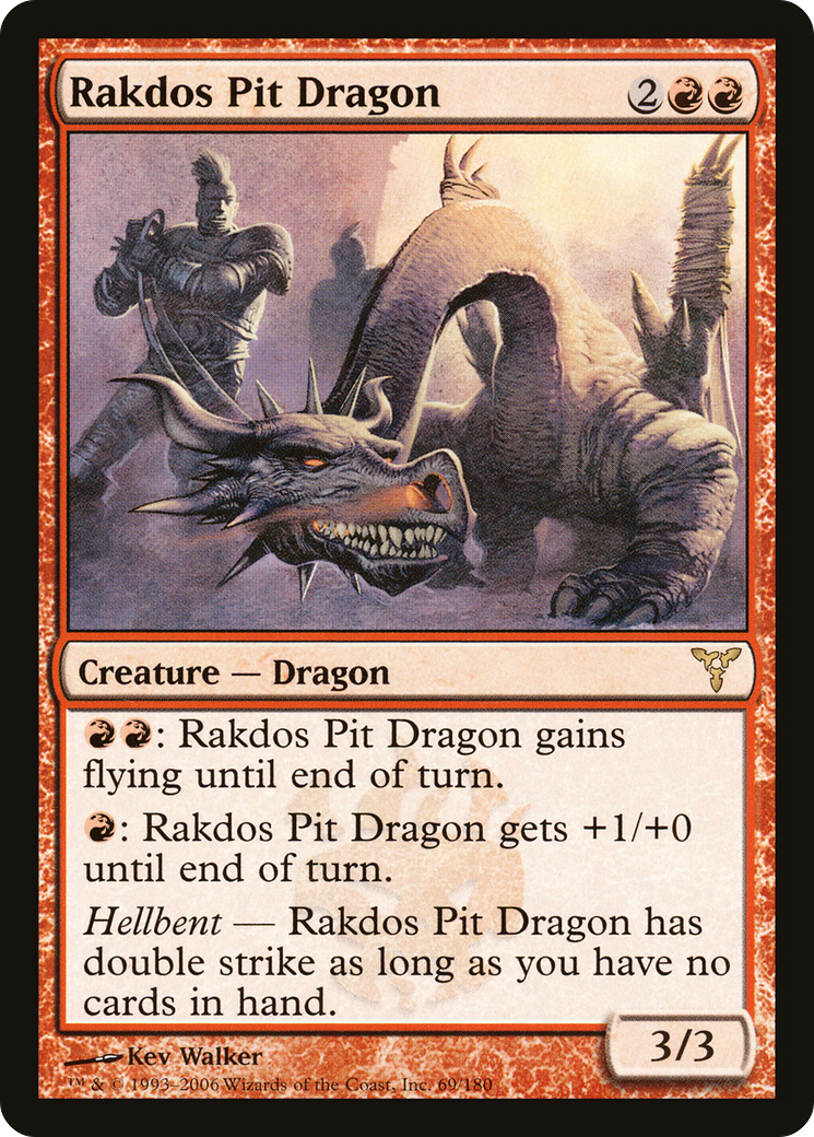 Rakdos Pit Dragon (DIS-069) - Dissension Foil