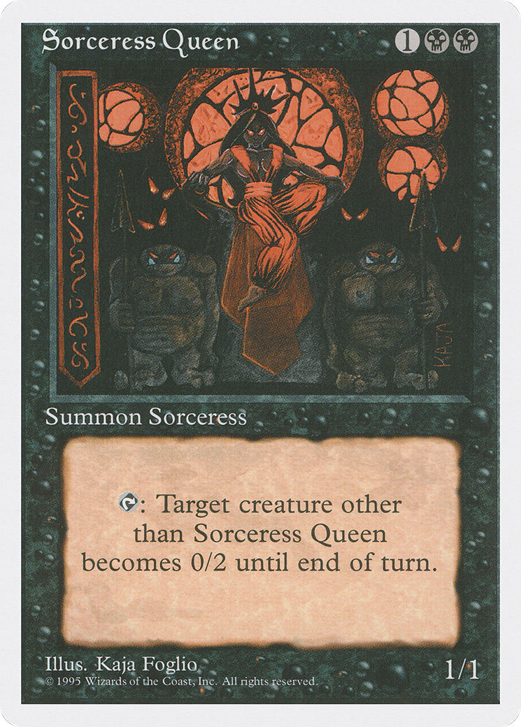 Sorceress Queen (4ED-) - Fourth Edition