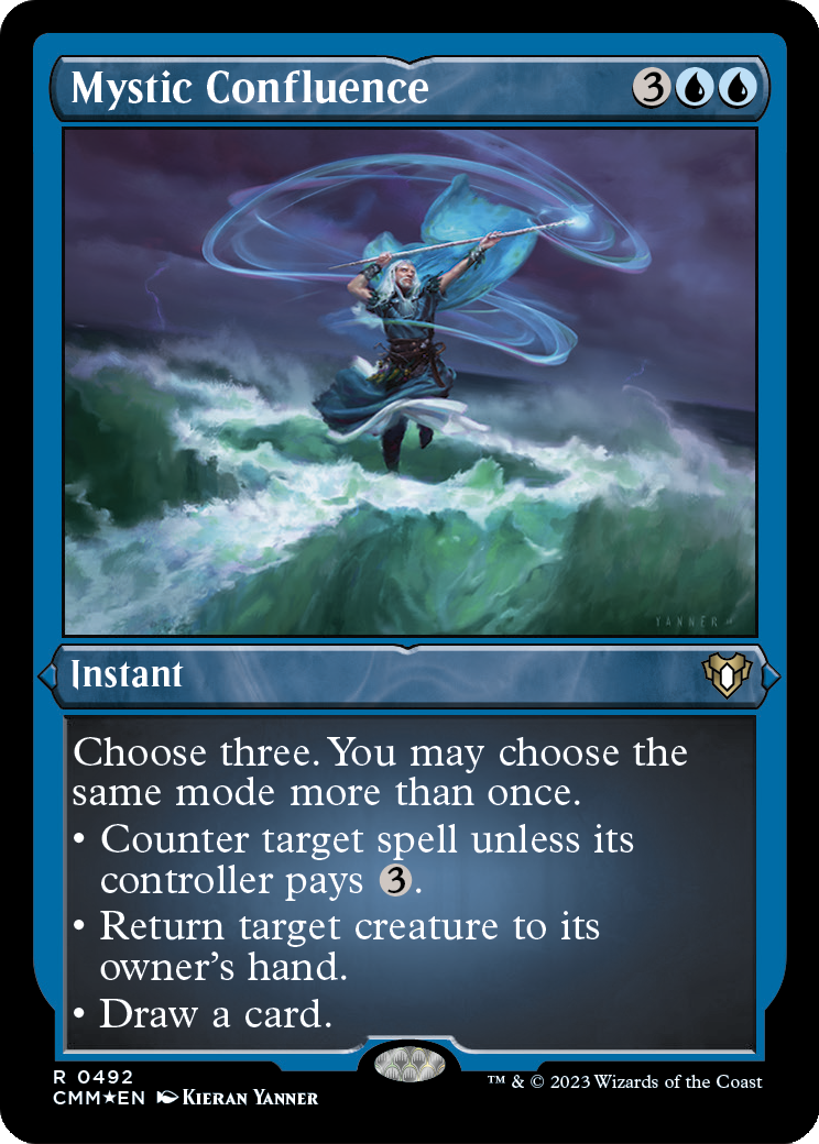 Mystic Confluence (Foil Etched) (CMM-492) - Commander Masters Foil