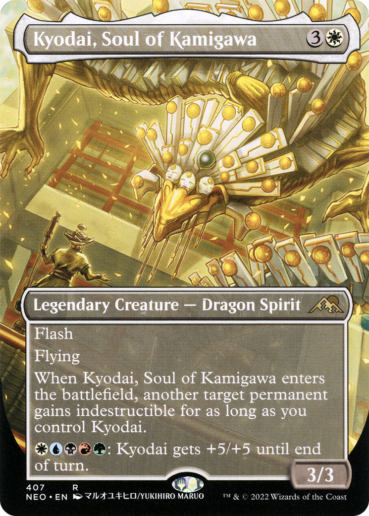 Kyodai, Soul of Kamigawa (Borderless) (NEO-407) - Kamigawa: Neon Dynasty Foil