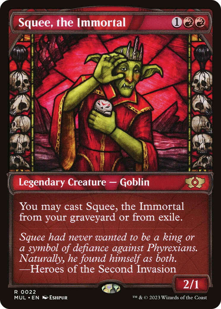 Squee, the Immortal (MUL-022) - Multiverse Legends: (Showcase) Foil