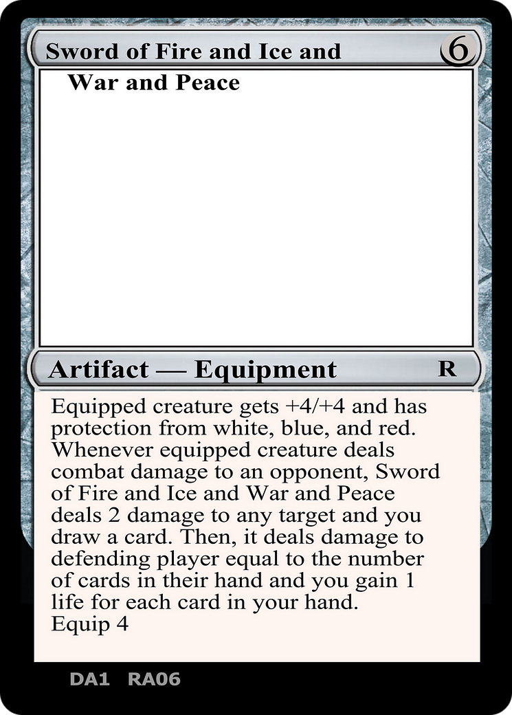 Sword of Fire and Ice and War and Peace (UNK-) - Unknown Event
