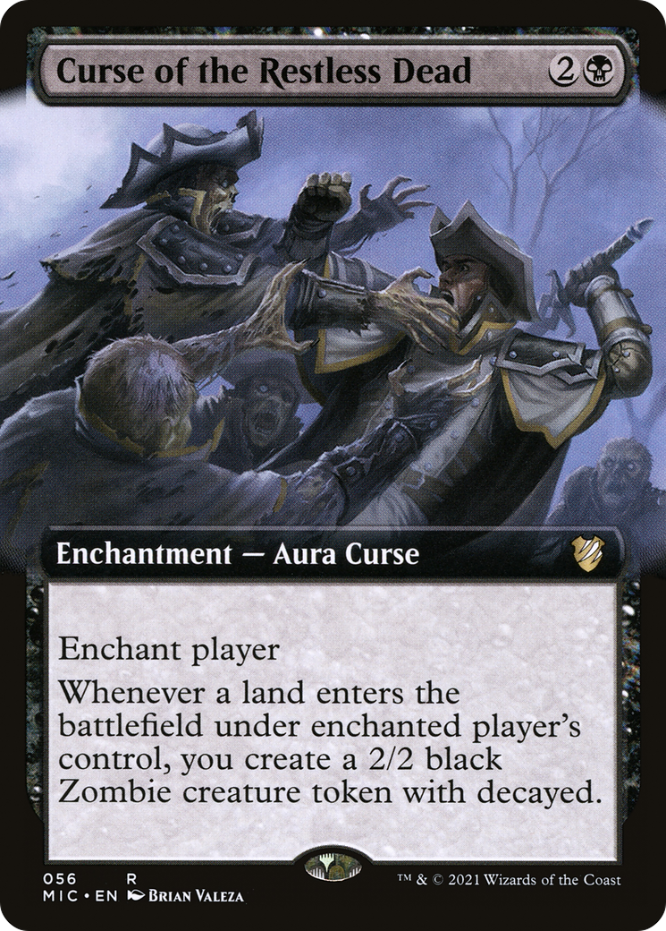 Curse of the Restless Dead (Extended Art) (MIC-056) - Midnight Hunt Commander: (Extended Art)