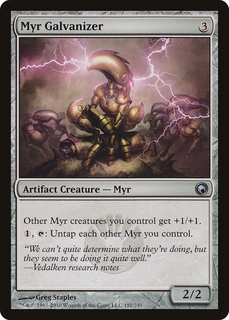 Myr Galvanizer (SOM-181) - Scars of Mirrodin Foil