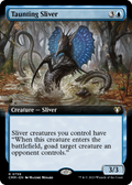 Taunting Sliver (Extended Art) (CMM-759) - Commander Masters: (Extended Art)