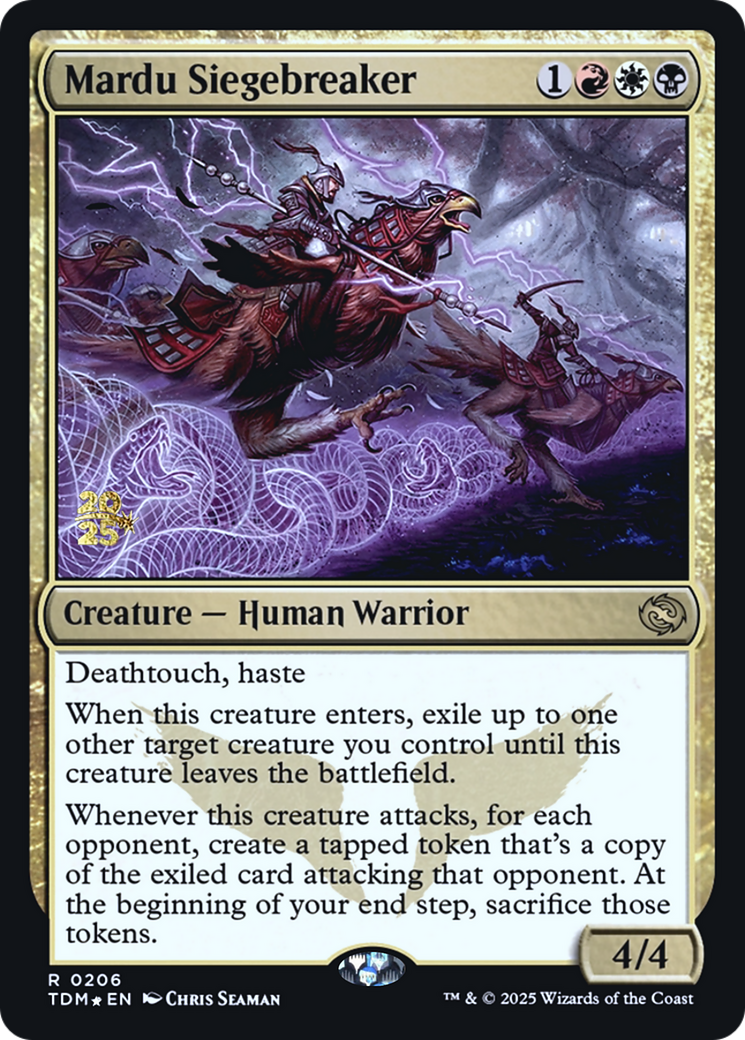 Mardu Siegebreaker (PRE-206) - Prerelease Cards Foil
