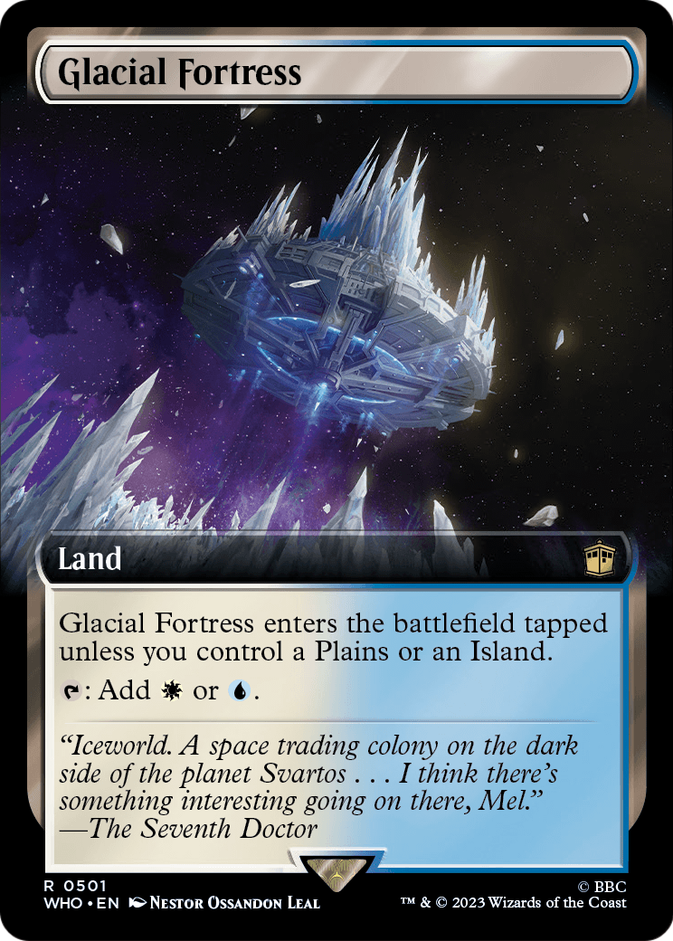 Glacial Fortress (Extended Art) (WHO-501) - Doctor Who: (Extended Art) Foil