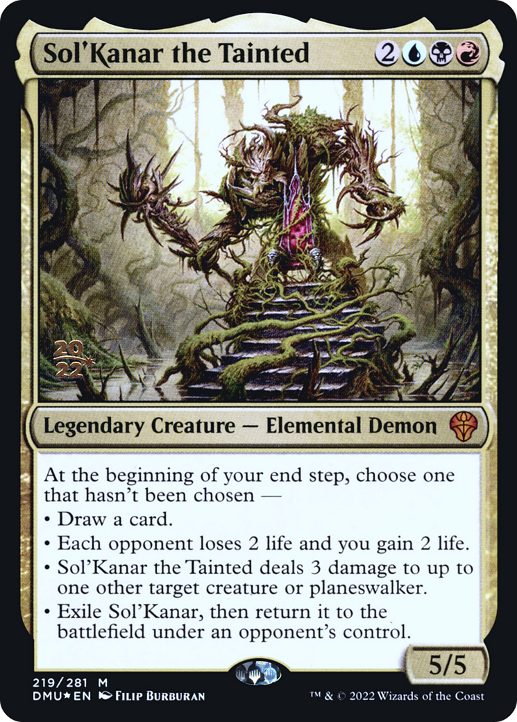 Sol'Kanar the Tainted (PRE-219) - Dominaria United Promos Foil