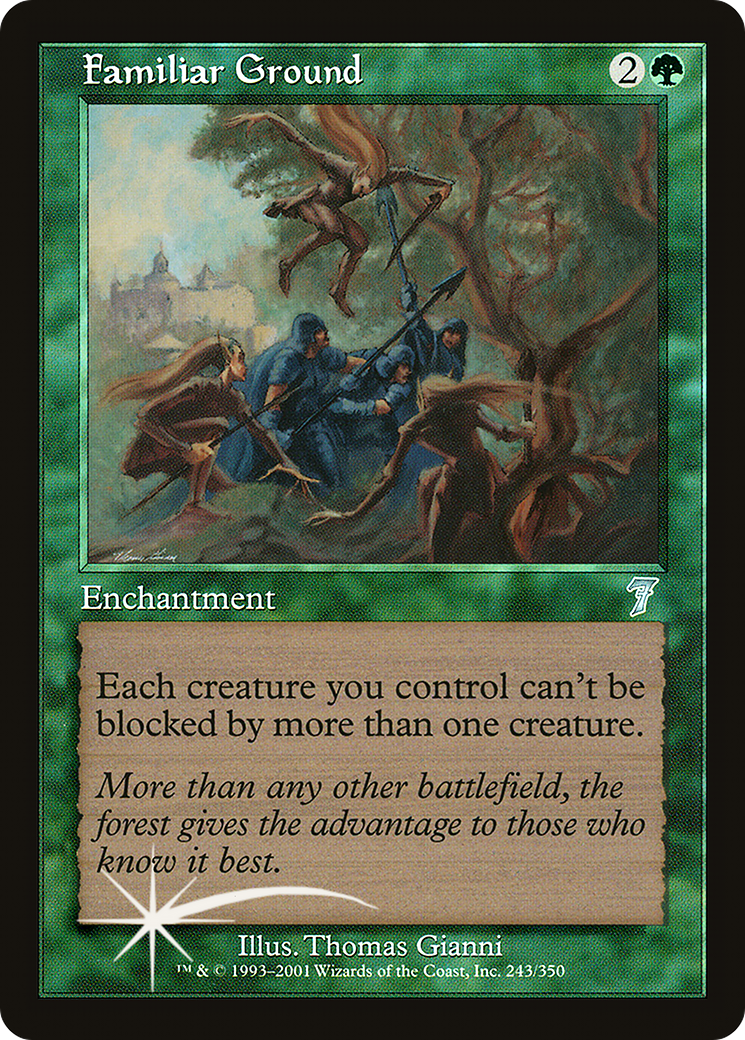 Familiar Ground (7ED-243★) - 7th Edition Foil