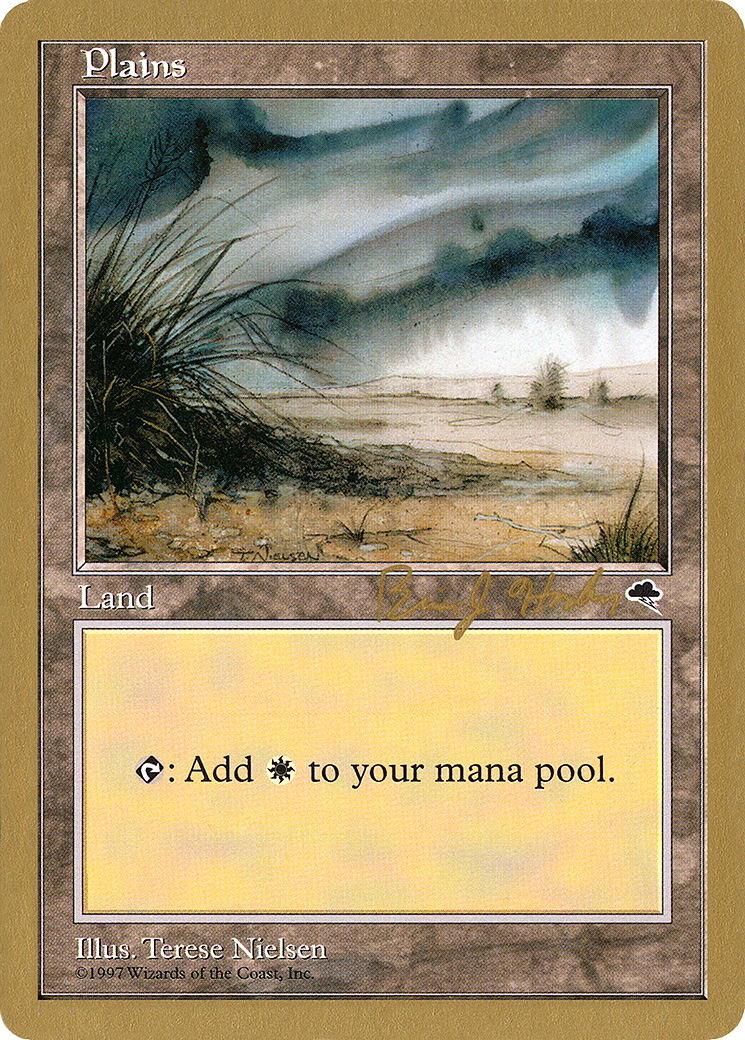 Plains (Shrub) - 1998 Brian Hacker (TMP) (WCD-) - World Championship Decks 1998