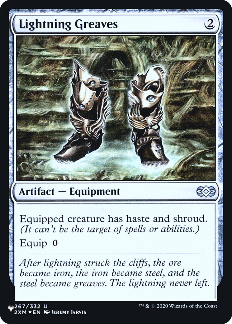 Lightning Greaves (2XM) (LIST-2XM-267) - The List Foil