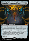 Sword of Wealth and Power (Extended Art) (BIG-091) - The Big Score: (Extended Art) Foil