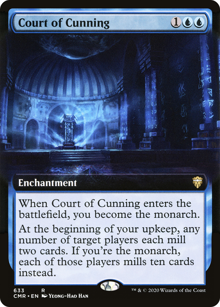 Court of Cunning (Extended Art) (CMR-633) - Commander Legends: (Extended Art) Foil